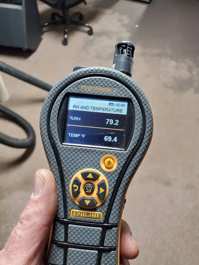 Moisture meter humidity assessment for Mold Remediation & Removal in Newport